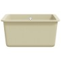 Fregadero de cocina de granito con un seno beige de vidaXL, Fregaderos - Ref: Foro24-144868, Precio: 137,32 €, Descuento: %