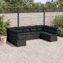 Set de sofás de jardín 8 piezas y cojines ratán sintético negro de , Conjuntos de jardín - Ref: Foro24-3249904, Precio: 540,1...