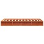 Estructura de cama madera maciza pino marrón cera 100x200 cm de , Camas y somieres - Ref: Foro24-844430, Precio: 112,74 €, De...
