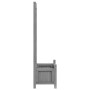 Jardinera con enrejado madera maciza de abeto gris de , Maceteros y jardineras - Ref: Foro24-365486, Precio: 73,74 €, Descuen...