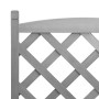 Jardinera con enrejado madera maciza de abeto gris de , Maceteros y jardineras - Ref: Foro24-365486, Precio: 73,74 €, Descuen...