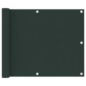 Balcony awning dark green oxford fabric 75x600 cm by , Umbrellas - Ref: Foro24-134999, Price: 27,12 €, Discount: %