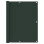 Toldo para balcón tela oxford verde oscuro 120x400 cm de , Sombrillas - Ref: Foro24-135005, Precio: 24,93 €, Descuento: %