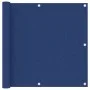 Toldo para balcón tela oxford azul 90x400 cm de , Sombrillas - Ref: Foro24-135013, Precio: 22,17 €, Descuento: %