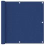 Toldo para balcón tela oxford azul 90x400 cm de , Sombrillas - Ref: Foro24-135013, Precio: 20,49 €, Descuento: %