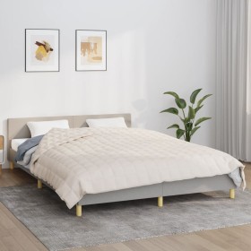 Manta con peso tela color crema claro 220x235 cm 11 kg de , Mantas - Ref: Foro24-350764, Precio: 109,35 €, Descuento: %
