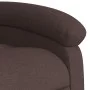 Sillón reclinable elevable tela marrón oscuro de , Sillones - Ref: Foro24-3204097, Precio: 277,32 €, Descuento: %