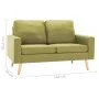 2-Sitzer-Sofa aus grünem Stoff von , Sofas - Ref: Foro24-288708, Preis: 283,38 €, Rabatt: %