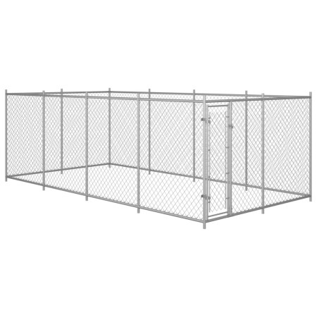 Perrera de exterior 8x4x2 m de vidaXL, Casetas y cercados para perros - Ref: Foro24-144938, Precio: 503,94 €, Descuento: %