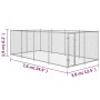 Perrera de exterior 8x4x2 m de vidaXL, Casetas y cercados para perros - Ref: Foro24-144938, Precio: 503,94 €, Descuento: %