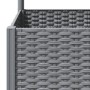 Jardinera con enrejado PP gris claro 40x40x136 cm de , Maceteros y jardineras - Ref: Foro24-153270, Precio: 63,60 €, Descuent...