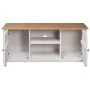 Mueble para TV madera de pino estilo Panamá blanco 120x40x50 cm de vidaXL, Muebles TV - Ref: Foro24-282672, Precio: 189,21 €,...