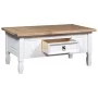 Mesa de centro Corona Range pino mexicano blanco 100x55x45 cm de vidaXL, Mesas de centro - Ref: Foro24-282626, Precio: 105,51...