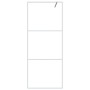 Mampara de ducha vidrio ESG transparente blanco 80x195 cm de , Paredes y mamparas de ducha - Ref: Foro24-152120, Precio: 144,...