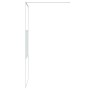 Mampara de ducha vidrio ESG transparente blanco 80x195 cm de , Paredes y mamparas de ducha - Ref: Foro24-152120, Precio: 144,...