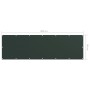 Toldo para balcón tela oxford verde oscuro 90x300 cm de , Sombrillas - Ref: Foro24-135000, Precio: 18,50 €, Descuento: %