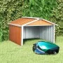 Cobertizo para cortacésped acero galvanizado marrón 92x97x63 cm de , Cobertizos - Ref: Foro24-150910, Precio: 63,51 €, Descue...