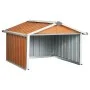 Cobertizo para cortacésped acero galvanizado marrón 92x97x63 cm de , Cobertizos - Ref: Foro24-150910, Precio: 63,51 €, Descue...