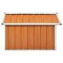 Cobertizo para cortacésped acero galvanizado marrón 92x97x63 cm de , Cobertizos - Ref: Foro24-150910, Precio: 63,51 €, Descue...