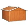 Cobertizo para cortacésped acero galvanizado marrón 92x97x63 cm de , Cobertizos - Ref: Foro24-150910, Precio: 63,51 €, Descue...