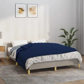 Manta con peso tela azul 120x180 cm 9 kg de , Mantas - Ref: Foro24-350735, Precio: 61,92 €, Descuento: %