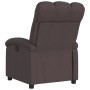 Sillón reclinable eléctrico tela marrón oscuro de , Sillones - Ref: Foro24-3204073, Precio: 236,34 €, Descuento: %