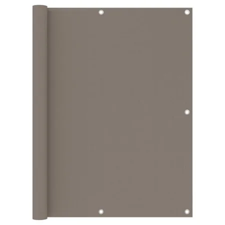 Toldo para balcón de tela oxford gris taupé 120x500 cm de , Sombrillas - Ref: Foro24-134994, Precio: 28,44 €, Descuento: %