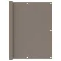 Toldo para balcón de tela oxford gris taupé 120x500 cm de , Sombrillas - Ref: Foro24-134994, Precio: 28,44 €, Descuento: %