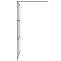 Schwarze, halbmattierte Duschwand aus ESG-Glas, 140 x 195 cm von , Duschwände und Duschwände - Ref: Foro24-152109, Preis: 210...