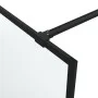 Black frosted ESG glass shower screen 140x195 cm by , Shower walls and screens - Ref: Foro24-152114, Price: 223,80 €, Discoun...