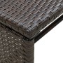 Mesa de centro de ratán sintético marrón 70x40x38 cm de , Mesas de centro - Ref: Foro24-46393, Precio: 48,55 €, Descuento: %