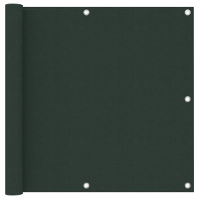 Toldo para balcón tela oxford verde oscuro 90x400 cm de , Sombrillas - Ref: Foro24-135001, Precio: 21,25 €, Descuento: %
