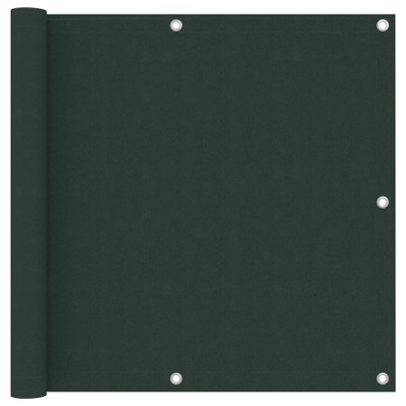 Toldo para balcón tela oxford verde oscuro 90x400 cm de , Sombrillas - Ref: Foro24-135001, Precio: 21,25 €, Descuento: %