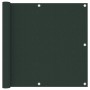 Toldo para balcón tela oxford verde oscuro 90x400 cm de , Sombrillas - Ref: Foro24-135001, Precio: 21,25 €, Descuento: %