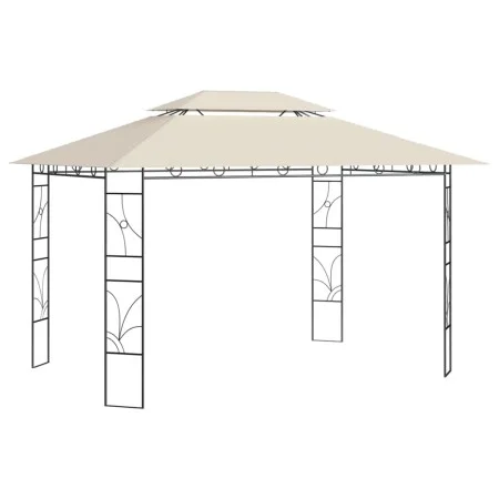 Cenador color crema 4x3x2,7 m 160 g/m² de , Carpas y cenadores - Ref: Foro24-313915, Precio: 217,96 €, Descuento: %
