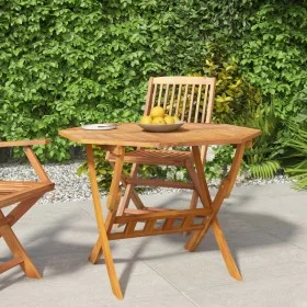 Mesa de jardín plegable madera maciza de acacia 90x75 cm de , Mesas de jardín - Ref: Foro24-319672, Precio: 104,37 €, Descuen...