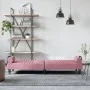 Sofá cama con reposabrazos terciopelo rosa de , Sofás - Ref: Foro24-351897, Precio: 261,37 €, Descuento: %