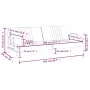 Sofá cama con reposabrazos terciopelo rosa de , Sofás - Ref: Foro24-351897, Precio: 261,37 €, Descuento: %