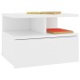 Mesita de noche flotantes 2 uds madera contrachapada 40x31x27cm de vidaXL, Mesitas de noche - Ref: Foro24-800406, Precio: 57,...