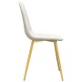 Sillas de comedor 6 unidades terciopelo blanco crema de , Sillas de comedor - Ref: Foro24-3082879, Precio: 393,65 €, Descuent...
