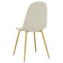 Sillas de comedor 6 unidades terciopelo blanco crema de , Sillas de comedor - Ref: Foro24-3082879, Precio: 393,65 €, Descuent...