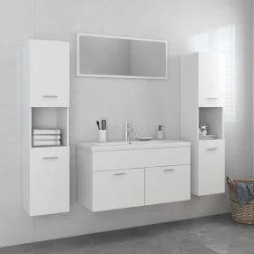Juego de muebles de baño madera de ingeniería blanco de , Muebles de baño - Ref: Foro24-3071513, Precio: 404,38 €, Descuento: %