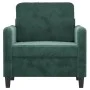 Dunkelgrüner Samtsessel 60 cm von , Sofas - Ref: Foro24-359424, Preis: 173,77 €, Rabatt: %