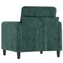 Dunkelgrüner Samtsessel 60 cm von , Sofas - Ref: Foro24-359424, Preis: 173,77 €, Rabatt: %