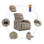 Sillón de masaje reclinable cuero sintético color capuchino de , Sillones - Ref: Foro24-374146, Precio: 229,88 €, Descuento: %