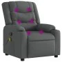 Sillón de masaje reclinable de tela gris oscuro de , Sillones - Ref: Foro24-374131, Precio: 339,78 €, Descuento: %