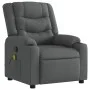 Sillón de masaje reclinable de tela gris oscuro de , Sillones - Ref: Foro24-374131, Precio: 339,78 €, Descuento: %