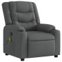 Sillón de masaje reclinable de tela gris oscuro de , Sillones - Ref: Foro24-374131, Precio: 340,65 €, Descuento: %