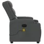 Sillón de masaje reclinable de tela gris oscuro de , Sillones - Ref: Foro24-374131, Precio: 339,78 €, Descuento: %