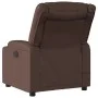 Brauner Liege-Massagesessel aus Kunstleder von , Sessel - Ref: Foro24-374125, Preis: 242,45 €, Rabatt: %